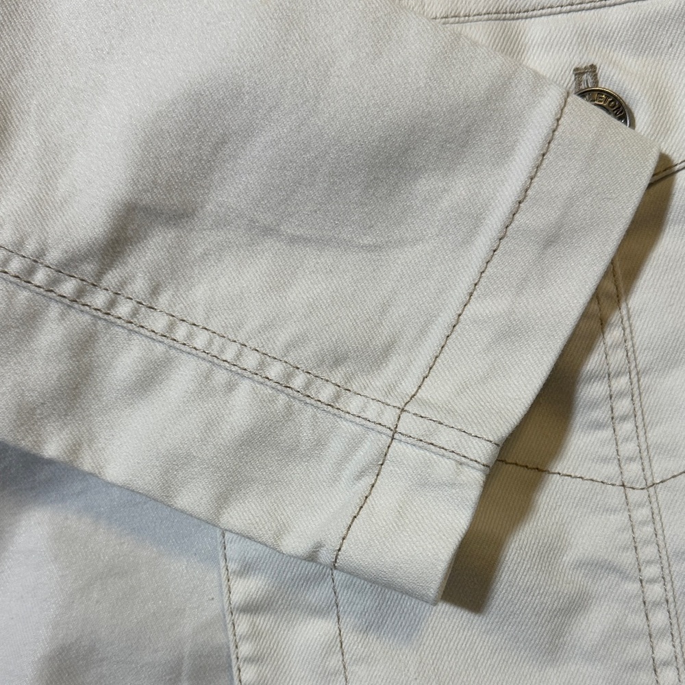 Pendleton White Denim Jacket Size Small - image 6